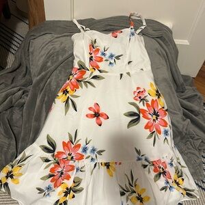 Old navy floral fit and flare sun dress